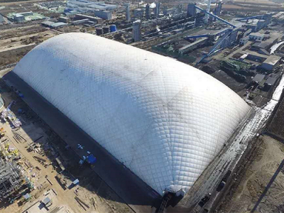 充气膜结构-煤篷